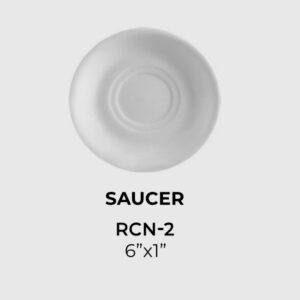 CLINTON ROLLED EDGE DINNERWARE (RCN-2 Saucer, 6")