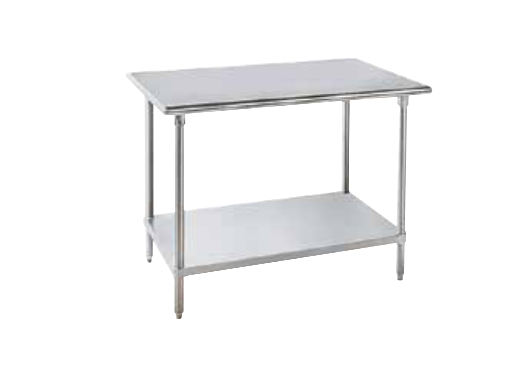 WORK TABLES W/UNDERSHELF